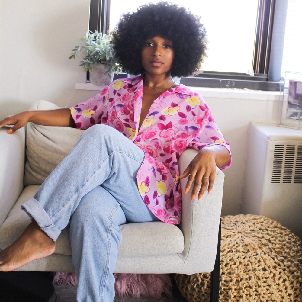 Floral vintage top